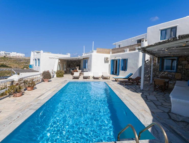 3 Villa Bianco Mare swimming pool Mykonos Rocky Villas