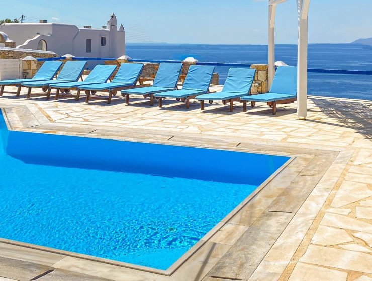 45 Blue Harmony Suites swimming pool Mykonos Rocky Villas 5