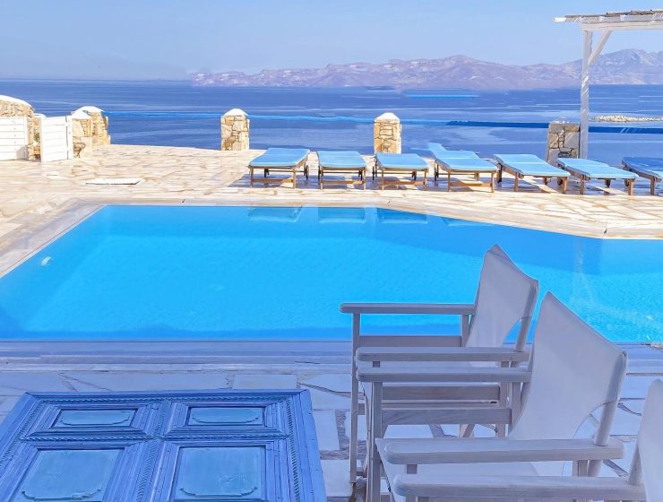 48 Blue Harmony Suites swimming pool Mykonos Rocky Villas