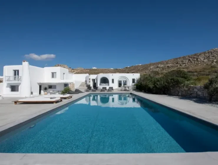 4.Villa Amarone, private swimming pool, luxury villas, Mykonos Rocky Villas Thumbnail